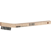 Small Cleaning Scratch Brushes, Brass, 3 x 7 Wire Rows, 7-3/4" Long Rideout Tool & Machine Inc.