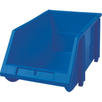 Stack & Hang Bin, 5-7/8" W x 4-11/16" H x 9-13/16" D, Blue Rideout Tool & Machine Inc.