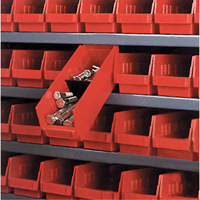 Bacs de rangement pour tablettes, 8-3/8" la x 4" H x 11-5/8" p, Bleu, Capacit&eacute; 30 lb Rideout Tool & Machine Inc.