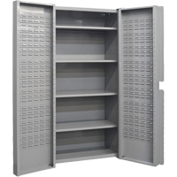 Deep Door Combination Cabinets, 38" W x 24" D x 72" H, Grey CB442 | Rideout Tool & Machine Inc.