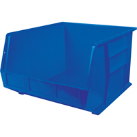 Bacs ultra empilable & suspendable, 16-1/2" la, 11" h x 18" p, Bleu Rideout Tool & Machine Inc.