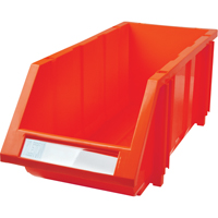 Stack & Hang Bin, 7-7/8" W x 7" H x 17-11/16" D, Yellow Rideout Tool & Machine Inc.