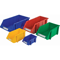 Stack & Hang Bin, 7-7/8" W x 7" H x 17-11/16" D, Red Rideout Tool & Machine Inc.