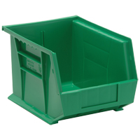 Ultra Stack & Hang Bin, 8-1/4" W x 7" H x 10-3/4" D, Green Rideout Tool & Machine Inc.