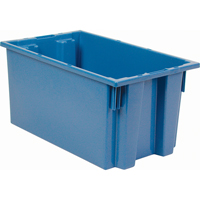 Contenants Stack & Nest, 9" x 18" x 11", Bleu Rideout Tool & Machine Inc.