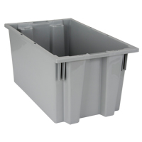 Contenants Stack & Nest, 9" x 18" x 11", Gris Rideout Tool & Machine Inc.