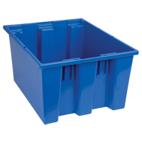 Contenants Stack & Nest, 10" x 19,5" x 15,5", Bleu Rideout Tool & Machine Inc.
