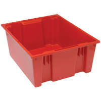 Contenants Stack & Nest, 10" x 23,5" x 19,5", Rouge Rideout Tool & Machine Inc.
