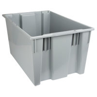 Contenants Stack & Nest, 15" x 29,5" x 19,5", Gris Rideout Tool & Machine Inc.