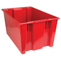 Contenants Stack & Nest, 15" x 29,5" x 19,5", Rouge Rideout Tool & Machine Inc.