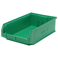 Contenants g&eacute;ants empilables, 12,375" la x 19,75" p x 5,875" h, Vert Rideout Tool & Machine Inc.