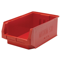 Contenants g&eacute;ants empilables, 12,375" la x 19,75" p x 7,875" h, Rouge Rideout Tool & Machine Inc.