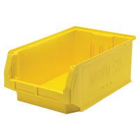 Contenants g&eacute;ants empilables, 12,375" la x 19,75" p x 7,875" h, Jaune Rideout Tool & Machine Inc.