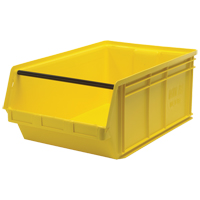 Contenants g&eacute;ants empilables, 18,375" la x 29" p x 11,875" h, Jaune Rideout Tool & Machine Inc.
