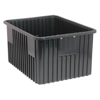 Bacs divisibles conducteurs, Polypropyl&egrave;ne, 17-1/2" la x 22-1/2" p x 8" h, Noir Rideout Tool & Machine Inc.