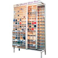 SYST&egrave;ME COULISSANT A/56BACS16"PX74"HX48"LA, 48" la x 18" p x 77" h, 56 bacs Rideout Tool & Machine Inc.