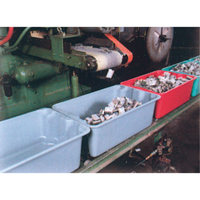 Stack-N-Nest<sup>®</sup> Plexton Containers, 20.1" W x 42.5" D x 14.1" H, Grey CD206 | Rideout Tool & Machine Inc.