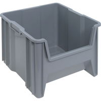 Contenants &agrave; empiler g&eacute;ants, 16,5" la x 17,5" p x 12,5" h, Gris Rideout Tool & Machine Inc.