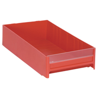 Cabinet Drawer, 5-5/8" W x 11" D x 2-1/2" H, Red Rideout Tool & Machine Inc.