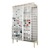 Free-Standing Tip-Out Bins Slider System, 48" W x 18" D x 77" H, 112 Drawers Rideout Tool & Machine Inc.
