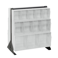 Support pour bacs basculants, 23-5/8" la x 16" p x 28" h, 24 tiroirs Rideout Tool & Machine Inc.