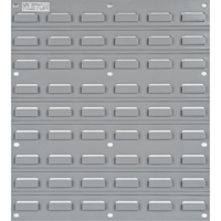 Metal Louvered Panel Bin Support Rack, 16 Bins, 18" W x 1/8" D x 19" H CF411 | Rideout Tool & Machine Inc.