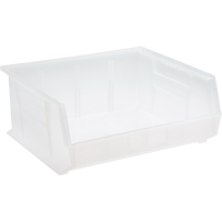 Clear-View Ultra Stack & Hang Bin, 16-1/2" W x 7" H x 14-3/4" D, Clear Rideout Tool & Machine Inc.