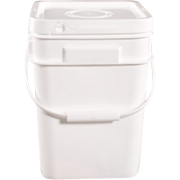 Seau carr&eacute;, Plastique, 4 gal. Rideout Tool & Machine Inc.