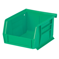 Stack & Hang Bin, 4-1/8" W x 3" H x 5-3/8" D, Green Rideout Tool & Machine Inc.