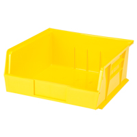 Stack & Hang Bin, 11" W x 5" H x 10-7/8" D, Yellow Rideout Tool & Machine Inc.