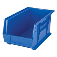 Stack & Hang Bin, 8-1/4" W x 7" H x 14-3/4" D, Blue Rideout Tool & Machine Inc.