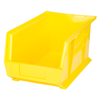 Stack & Hang Bin, 8-1/4" W x 7" H x 14-3/4" D, Yellow Rideout Tool & Machine Inc.