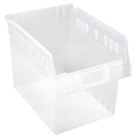 Bacs pour &eacute;tag&egrave;re Store-Max, 8-3/8" la x 8" H x 11-5/8" p, Transparent, Capacit&eacute; 44 lb Rideout Tool & Machine Inc.