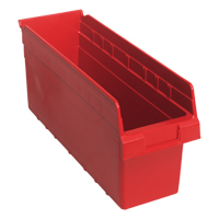 Bacs pour &eacute;tag&egrave;re Store-Max, 6-5/8" la x 8" H x 17-7/8" p, Rouge, Capacit&eacute; 56 lb Rideout Tool & Machine Inc.