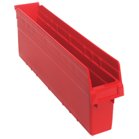 Bacs pour &eacute;tag&egrave;re Store-Max, 4-3/8" la x 8" H x 23-5/8" p, Rouge, Capacit&eacute; 68 lb Rideout Tool & Machine Inc.