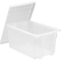 Contenant robuste Stack & Nest, 10" x 15,5" x 19,5", Transparent Rideout Tool & Machine Inc.