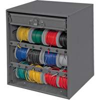 Wire and Terminal Storage Cabinet, Steel, 1 Drawers, 15-9/16" x 11-7/8" x 16-3/8", Grey CG156 | Rideout Tool & Machine Inc.