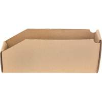 Boîtes profondes en carton ondul&eacute;, 2-7/8" la x 11-1/4" p x 4-1/2" h, Beige Rideout Tool & Machine Inc.