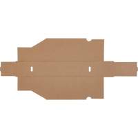 Boîtes profondes en carton ondul&eacute;, 2-7/8" la x 11-1/4" p x 4-1/2" h, Beige Rideout Tool & Machine Inc.