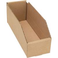Boîtes profondes en carton ondul&eacute;, 3-3/4" la x 11-1/4" p x 4-1/2" h, Beige Rideout Tool & Machine Inc.