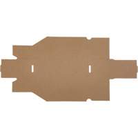 Boîtes profondes en carton ondul&eacute;, 3-3/4" la x 11-1/4" p x 4-1/2" h, Beige Rideout Tool & Machine Inc.