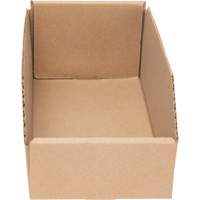 Boîtes profondes en carton ondul&eacute;, 5-3/4" la x 11-1/4" p x 4-1/2" h, Beige Rideout Tool & Machine Inc.