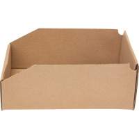 Boîtes profondes en carton ondul&eacute;, 7-5/8" la x 11-5/16" p x 4-1/2" h, Beige Rideout Tool & Machine Inc.
