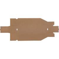 Boîtes profondes en carton ondul&eacute;, 3-3/4" la x 17-1/4" p x 4-1/2" h, Beige Rideout Tool & Machine Inc.