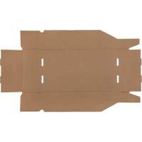 Boîtes profondes en carton ondul&eacute;, 9-3/4" la x 17-1/4" p x 4-1/2" h, Beige Rideout Tool & Machine Inc.