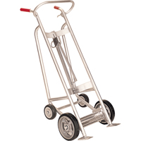Drum Truck with Hand Brake, Aluminum Construction, 25 - 55 US Gal. (20 - 45 Imperial Gal.) Rideout Tool & Machine Inc.