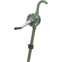 Rotary Type Drum Pump, Polypropylene, Fits 15-55 Gal., 8 oz. per revolution DB998 | Rideout Tool & Machine Inc.