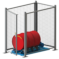 Stationary Drum Roller - Guard Enclosure DC583 | Rideout Tool & Machine Inc.