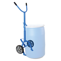 Drum Hand Truck, Steel Construction, 30 - 55 US Gal. (25 - 45 Imperial Gal.) DC609 | Rideout Tool & Machine Inc.