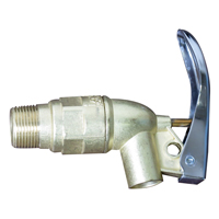 Zinc Drum Faucet - No Flame Arrestor , Zinc Alloy, 3/4" NPT Inlet DC627 | Rideout Tool & Machine Inc.
